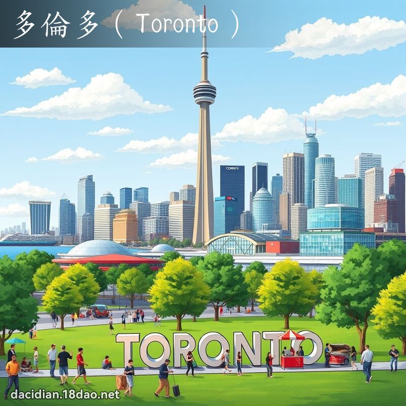 多倫多（Toronto） - 國語大辭典配圖