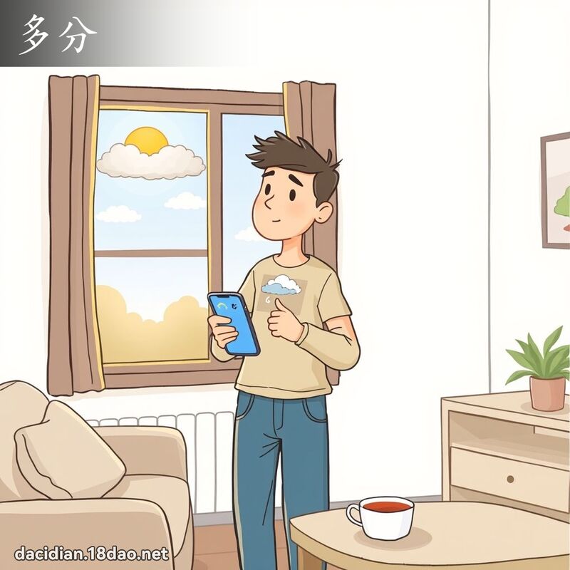 多分 - 国语大辞典配图