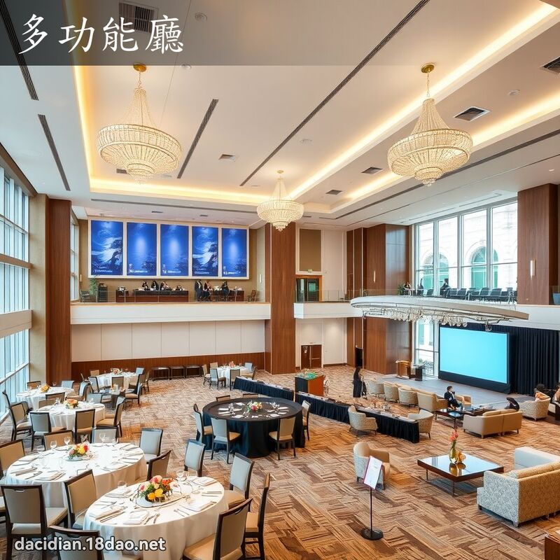 多功能廳 - 國語大辭典配圖