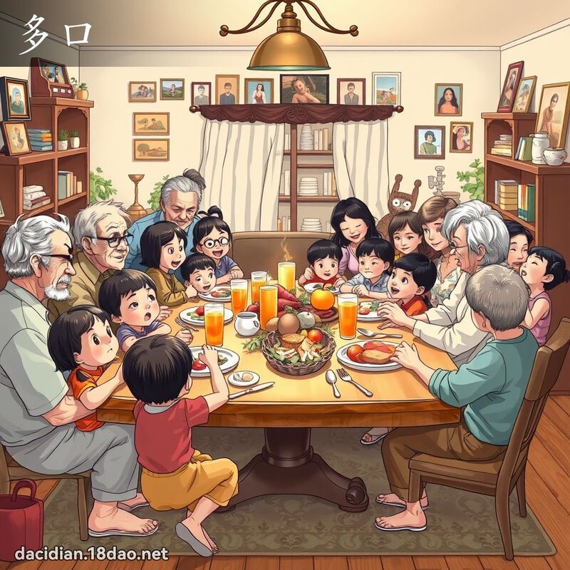 多口 - 国语大辞典配图