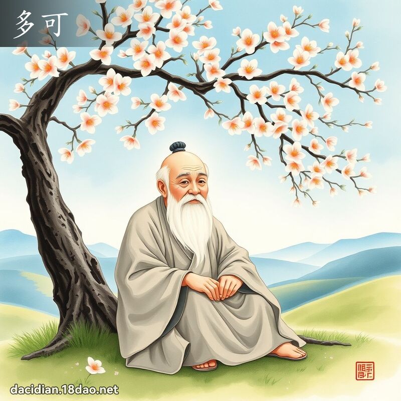 多可 - 国语大辞典配图