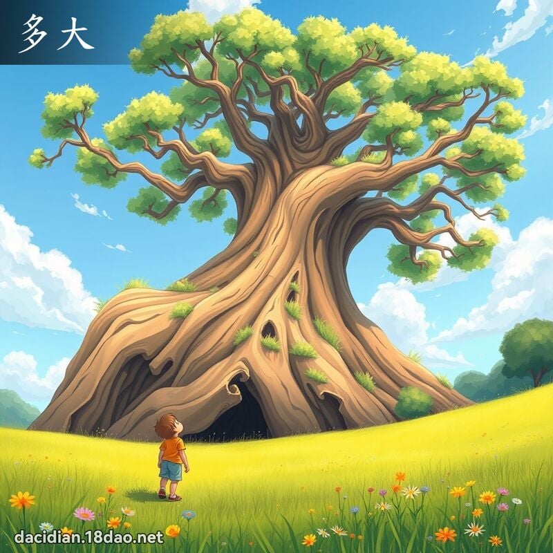 多大 - 國語大辭典配圖