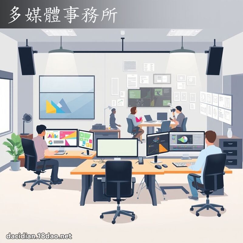 多媒體事務所 - 國語大辭典配圖