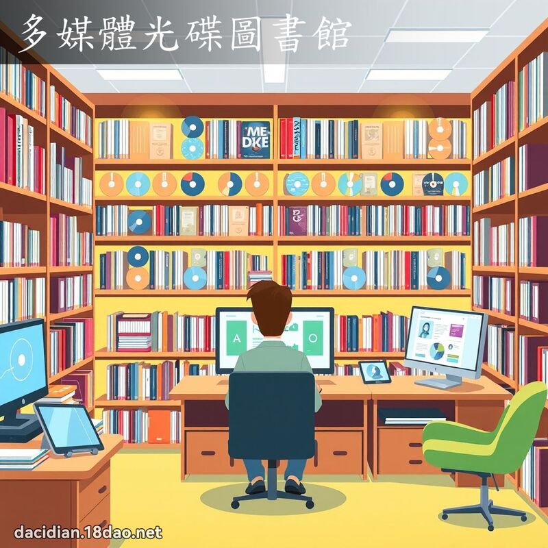 多媒體光碟圖書館 - 國語大辭典配圖