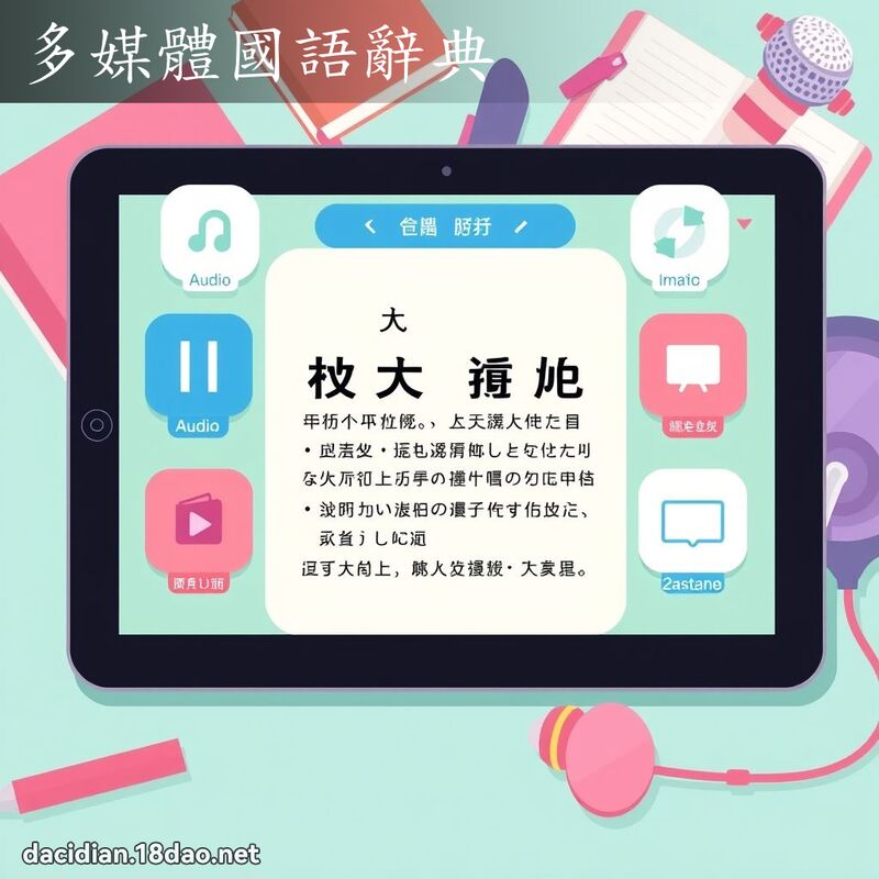 多媒體國語辭典 - 國語大辭典配圖