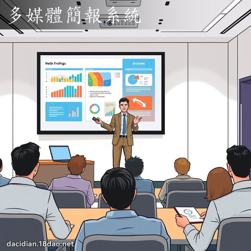 多媒體簡報系統 - 國語大辭典配圖
