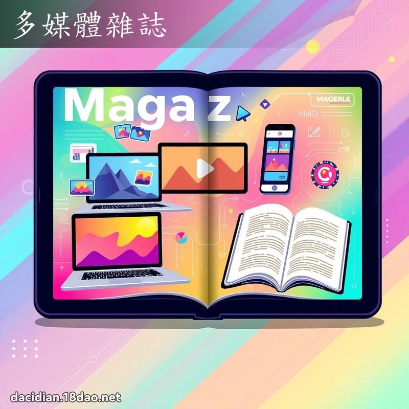 多媒體雜誌 - 國語大辭典配圖