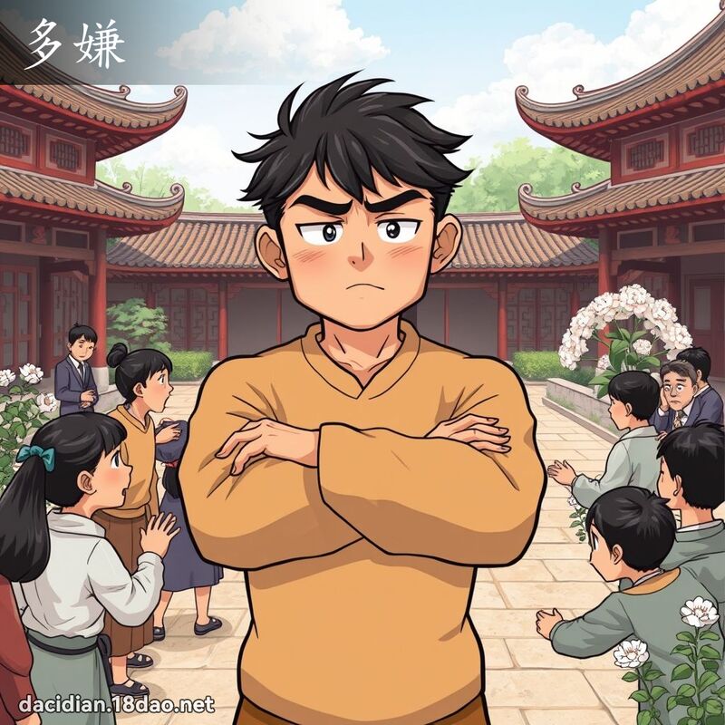 多嫌 - 國語大辭典配圖
