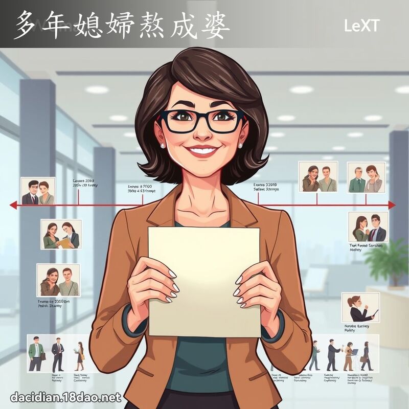 多年媳妇熬成婆 - 国语大辞典配图