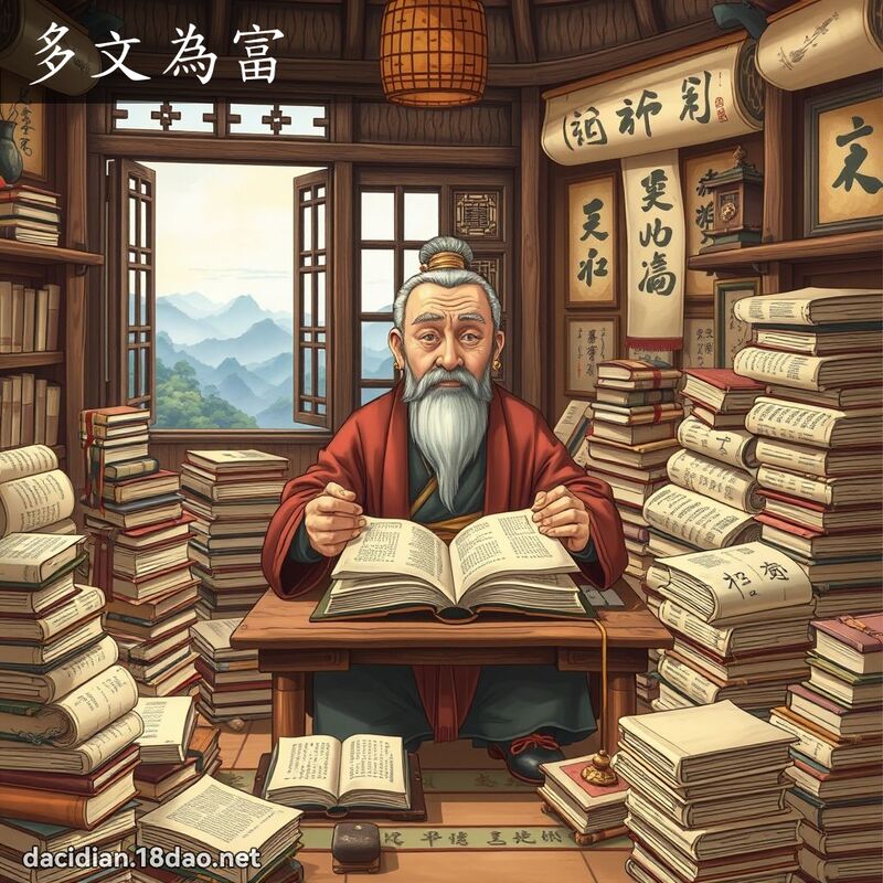 多文為富 - 國語大辭典配圖