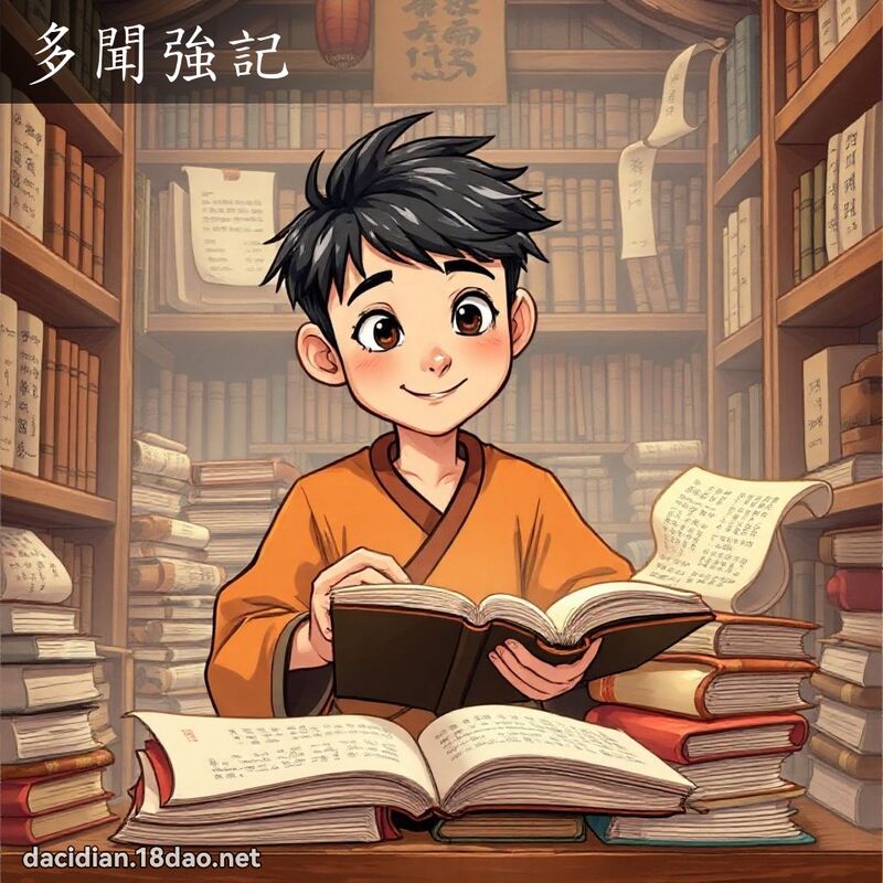 多闻强记 - 国语大辞典配图