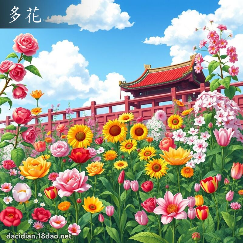 多花 - 国语大辞典配图