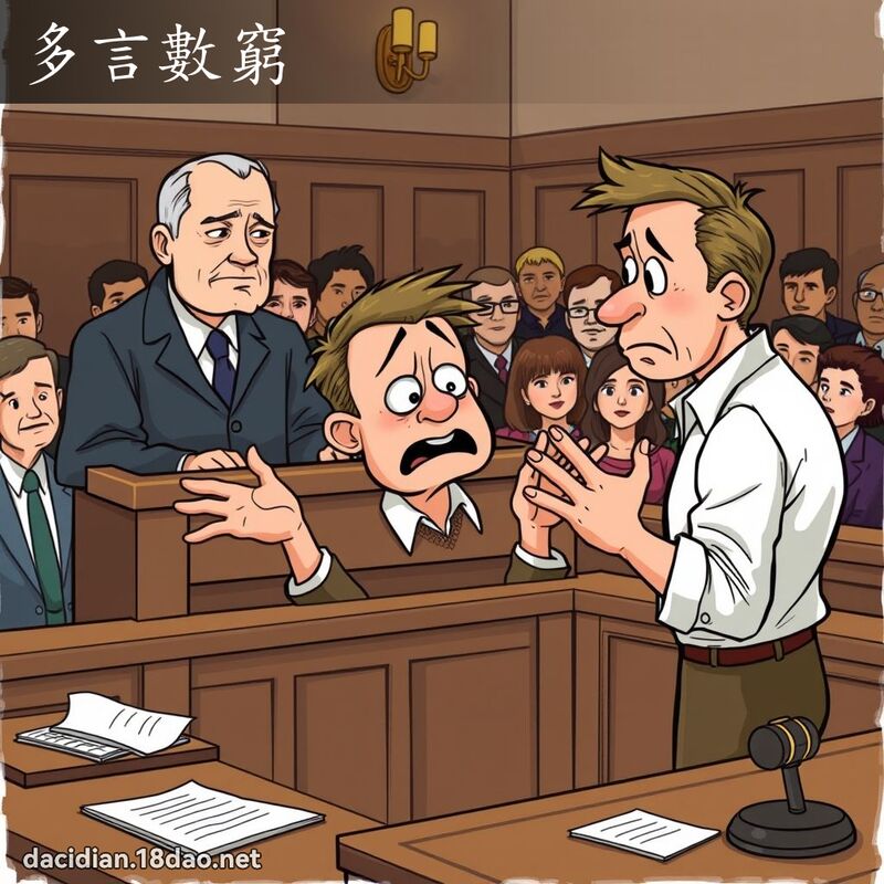多言数穷 - 国语大辞典配图