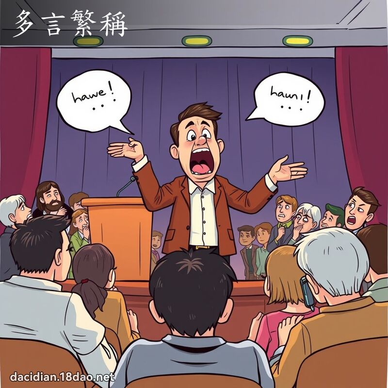 多言繁稱 - 國語大辭典配圖