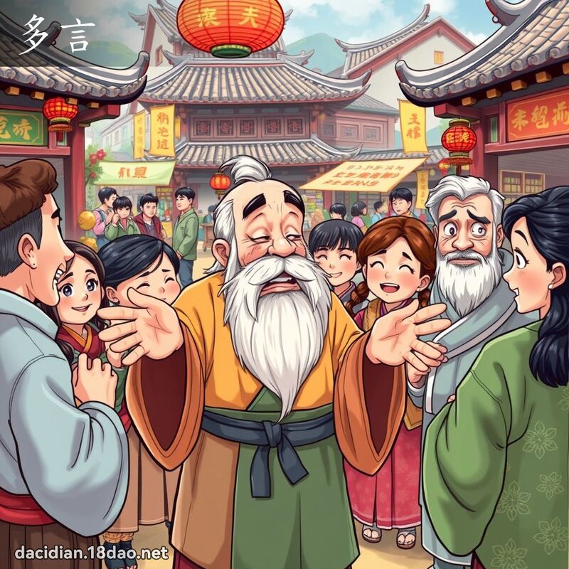 多言 - 國語大辭典配圖