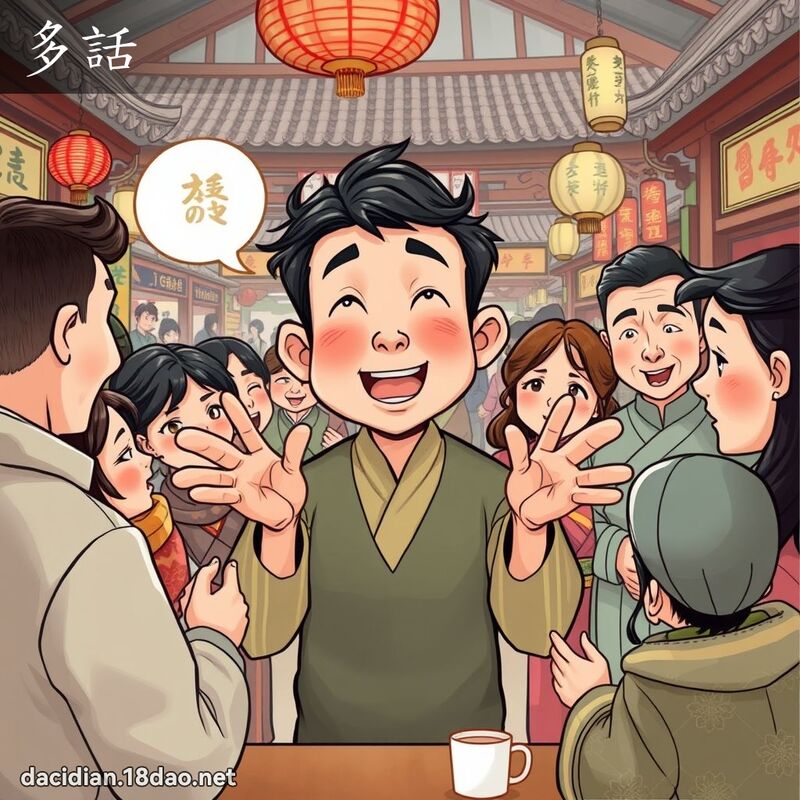 多话 - 国语大辞典配图