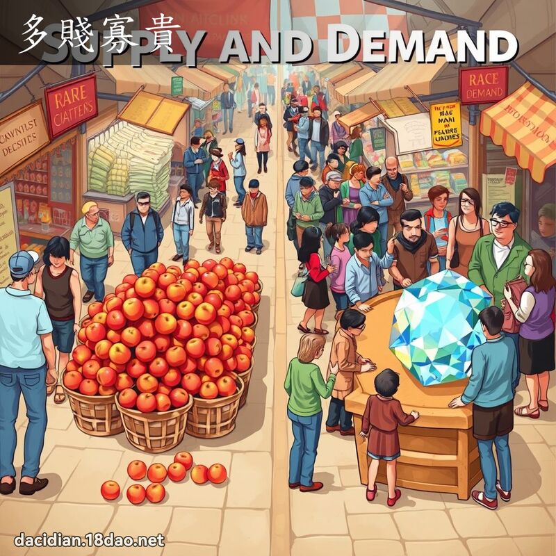 多賤寡貴 - 國語大辭典配圖