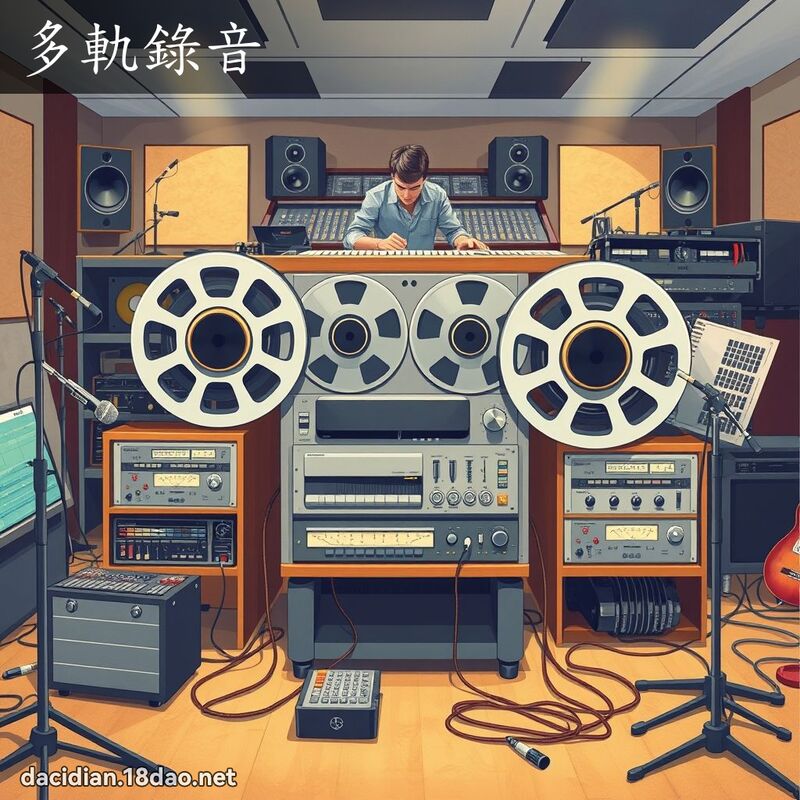 多軌錄音 - 國語大辭典配圖