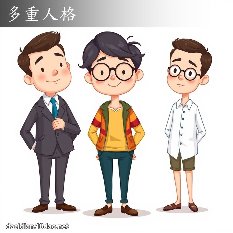 多重人格 - 国语大辞典配图