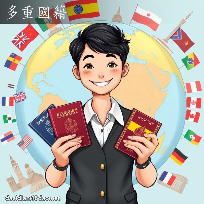 多重國籍 - 國語大辭典配圖