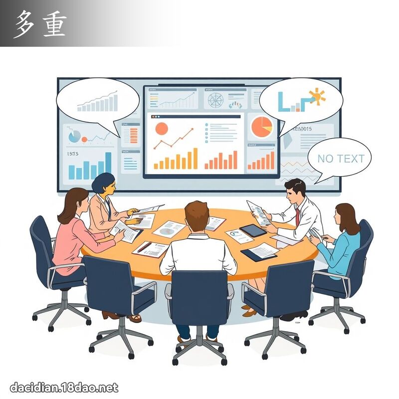 多重 - 国语大辞典配图