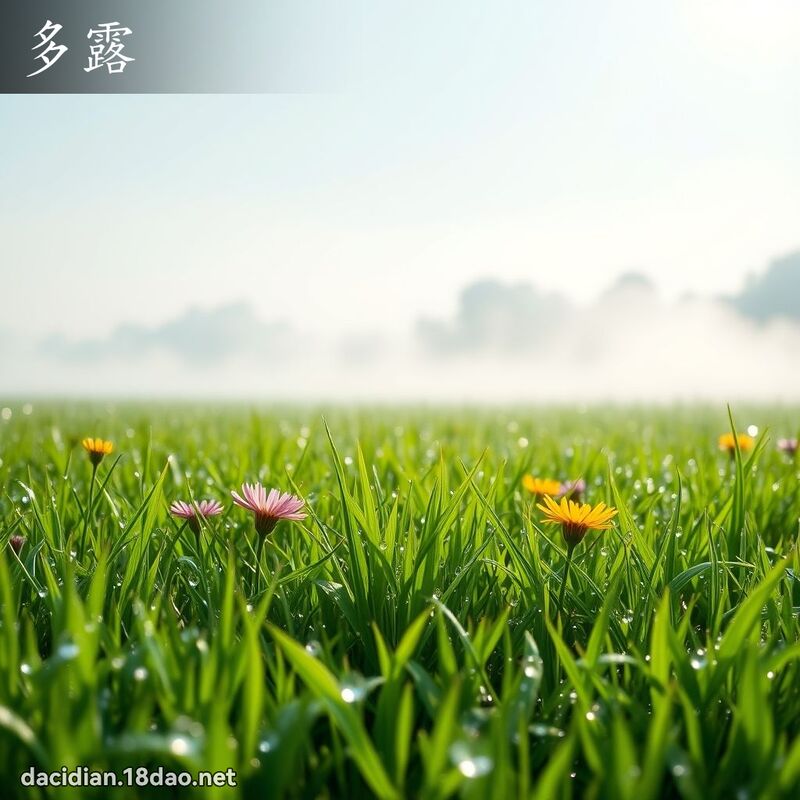 多露 - 國語大辭典配圖