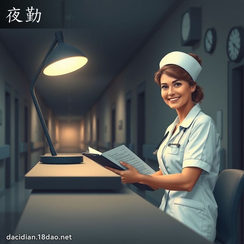 夜勤 - 國語大辭典配圖
