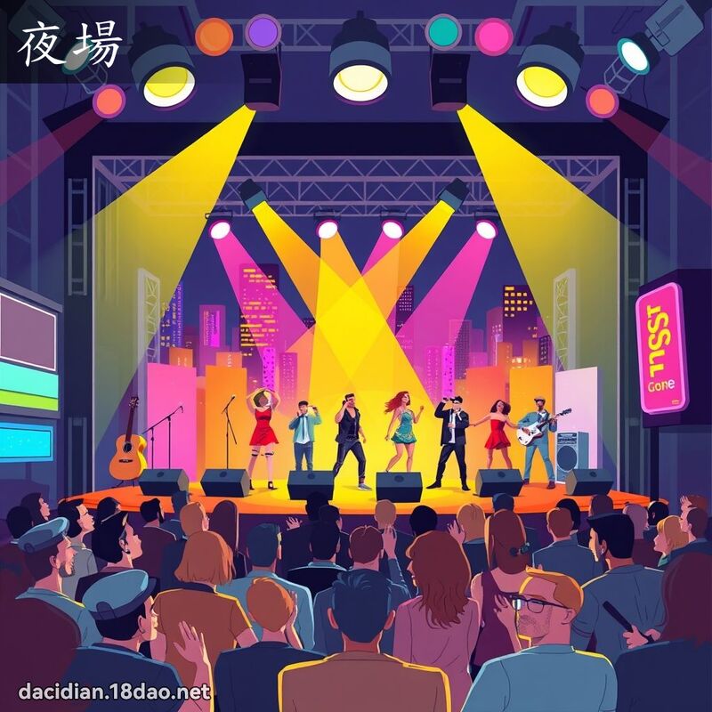 夜場 - 國語大辭典配圖