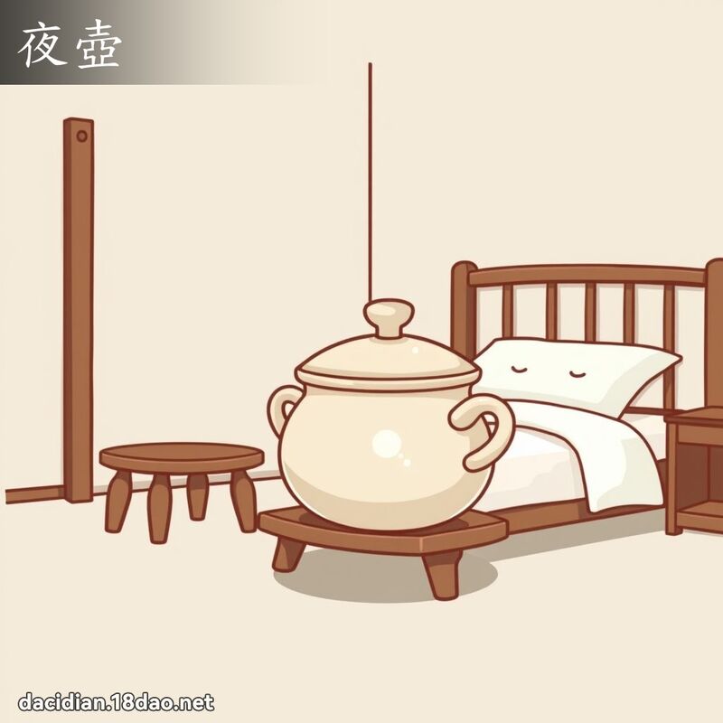 夜壶 - 国语大辞典配图