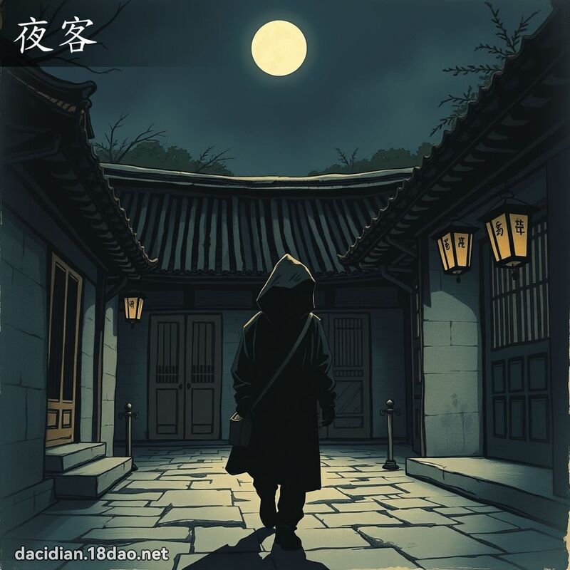 夜客 - 國語大辭典配圖