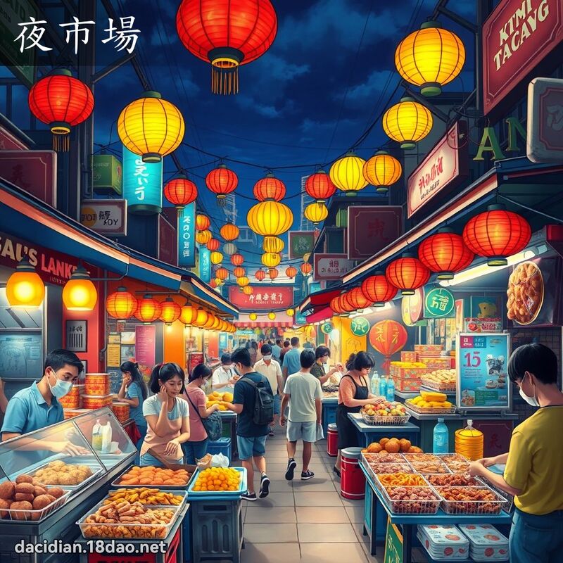夜市场 - 国语大辞典配图