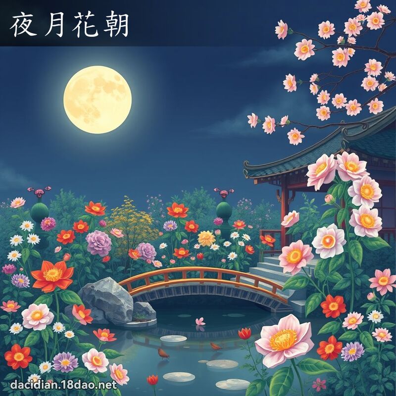 夜月花朝 - 国语大辞典配图