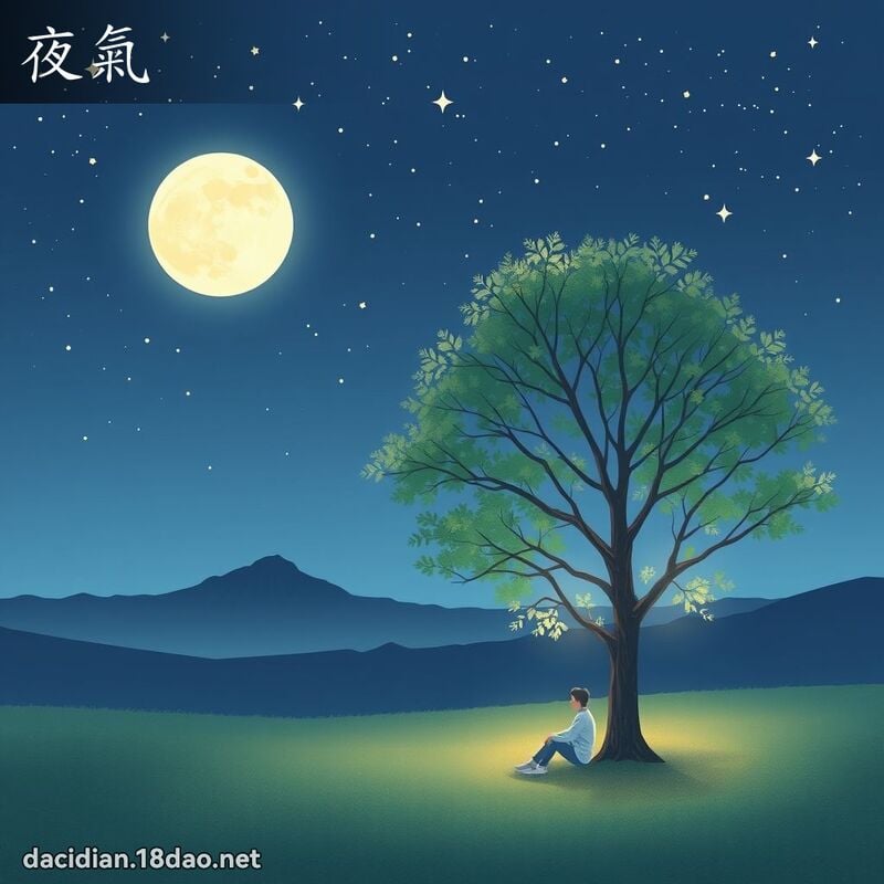 夜氣 - 國語大辭典配圖