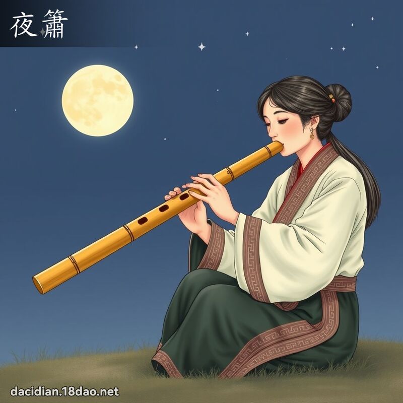 夜簫 - 国语大辞典配图