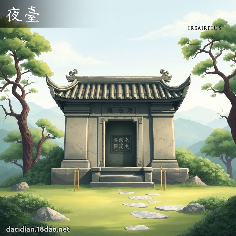 夜臺 - 國語大辭典配圖