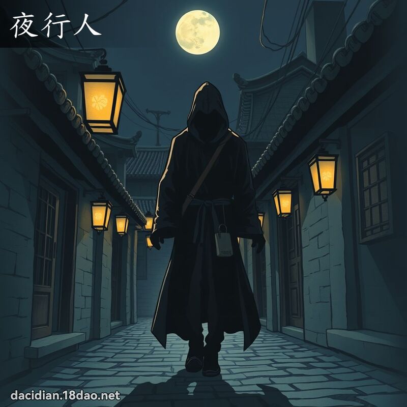 夜行人 - 國語大辭典配圖