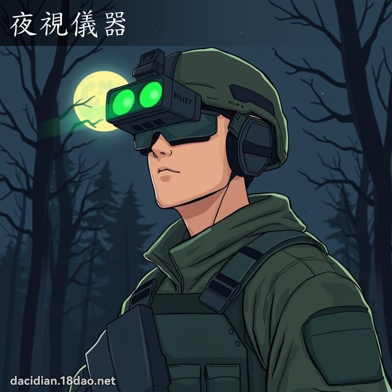 夜視儀器 - 國語大辭典配圖