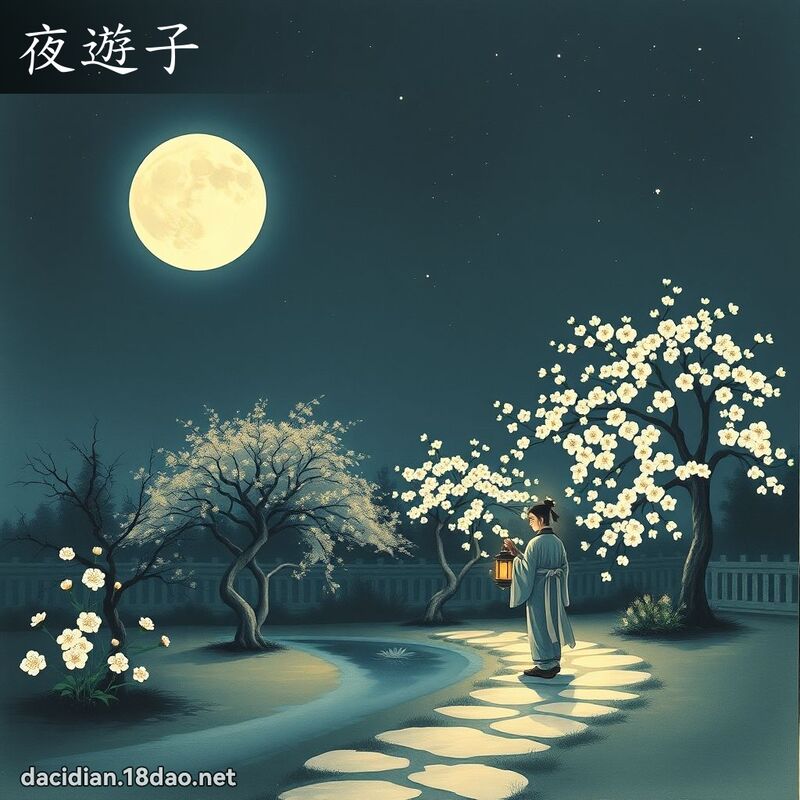 夜游子 - 国语大辞典配图