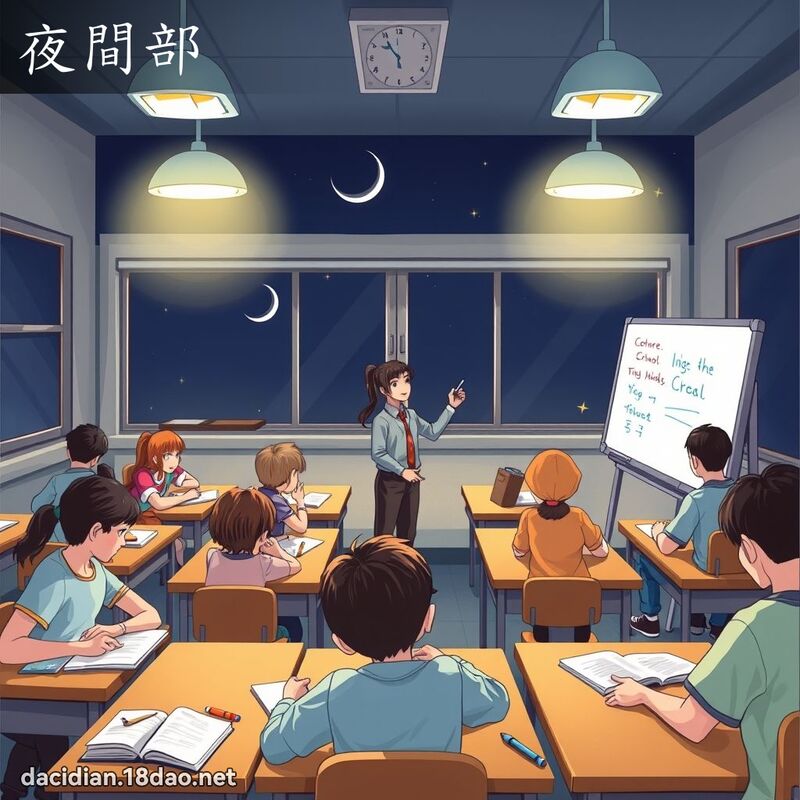 夜間部 - 國語大辭典配圖