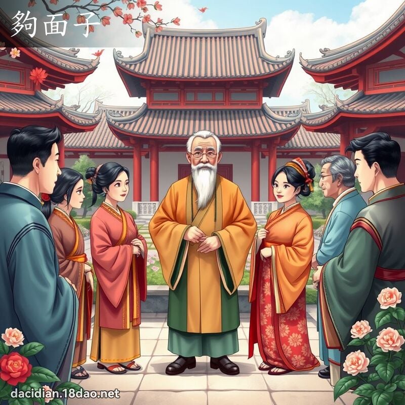 夠面子 - 國語大辭典配圖