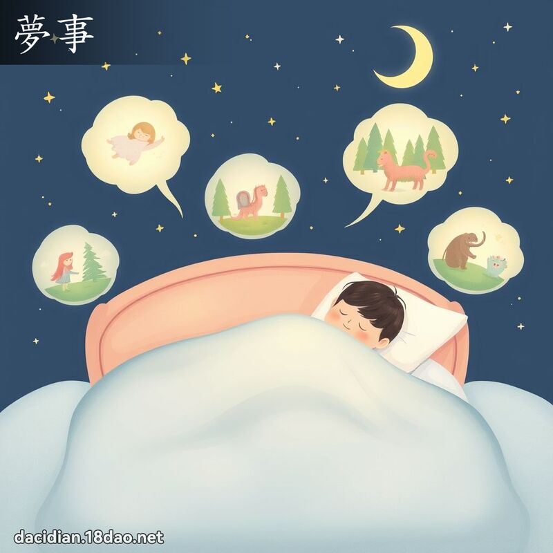 梦事 - 国语大辞典配图