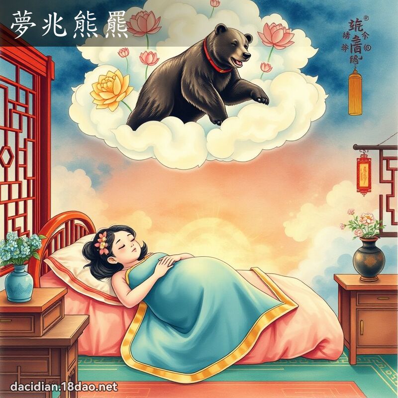 夢兆熊羆 - 國語大辭典配圖