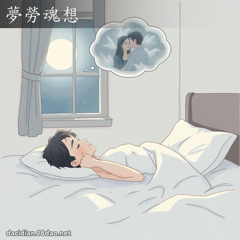 夢勞魂想 - 國語大辭典配圖