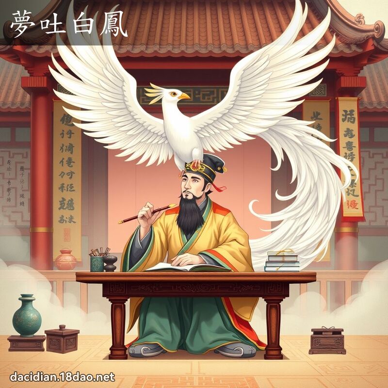 梦吐白凤 - 国语大辞典配图