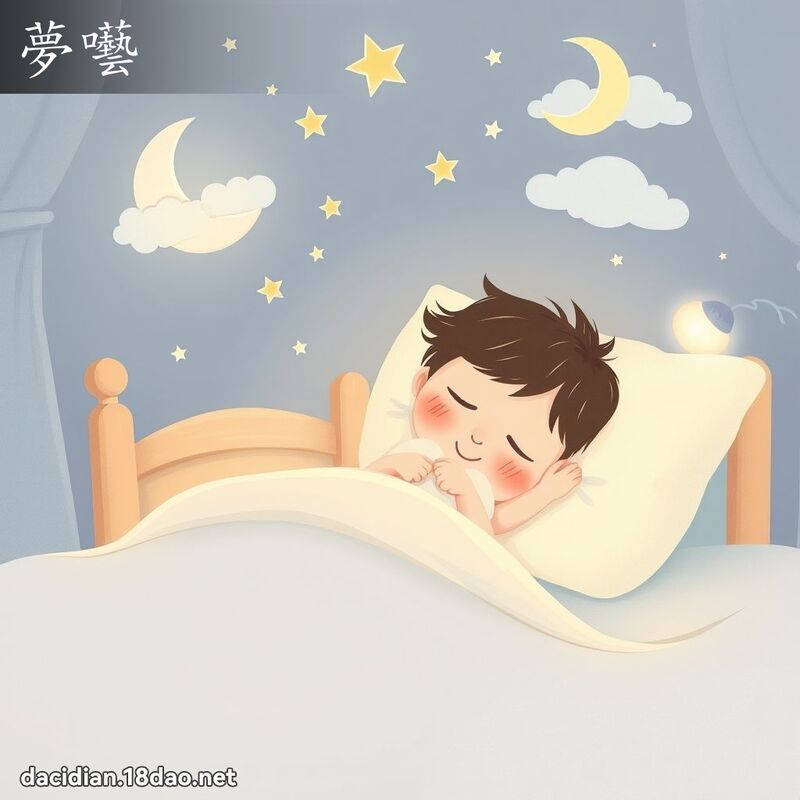 夢囈 - 國語大辭典配圖