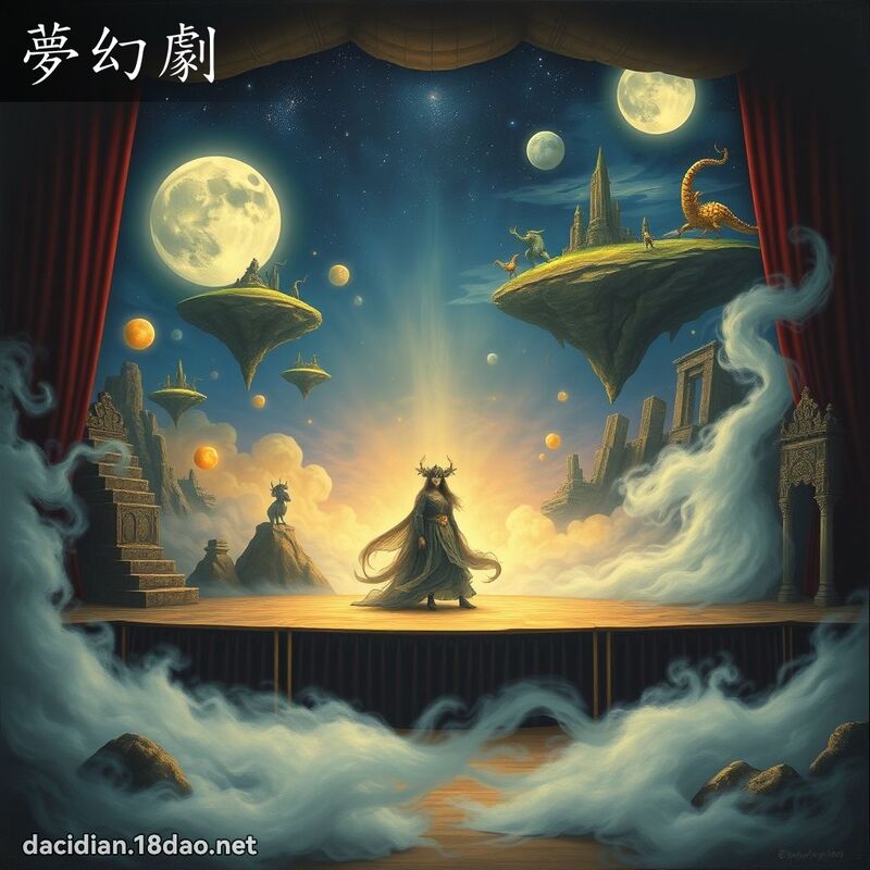 夢幻劇 - 國語大辭典配圖