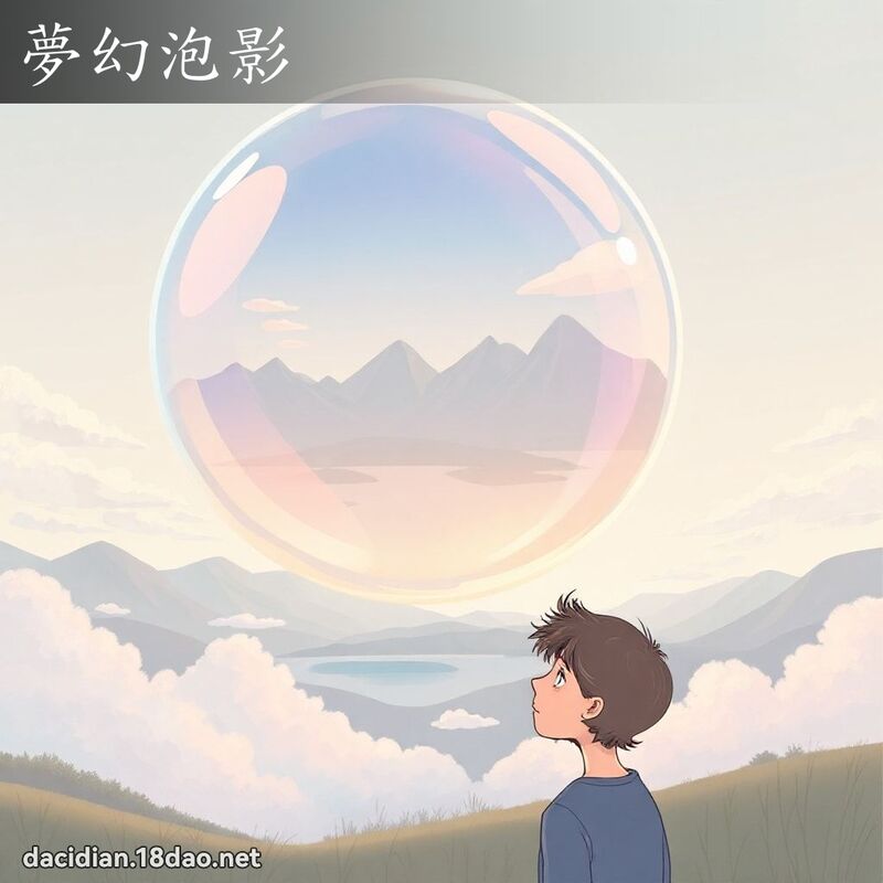 夢幻泡影 - 國語大辭典配圖