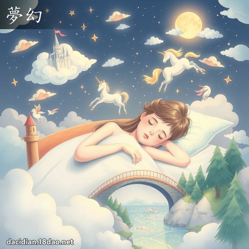 夢幻 - 國語大辭典配圖