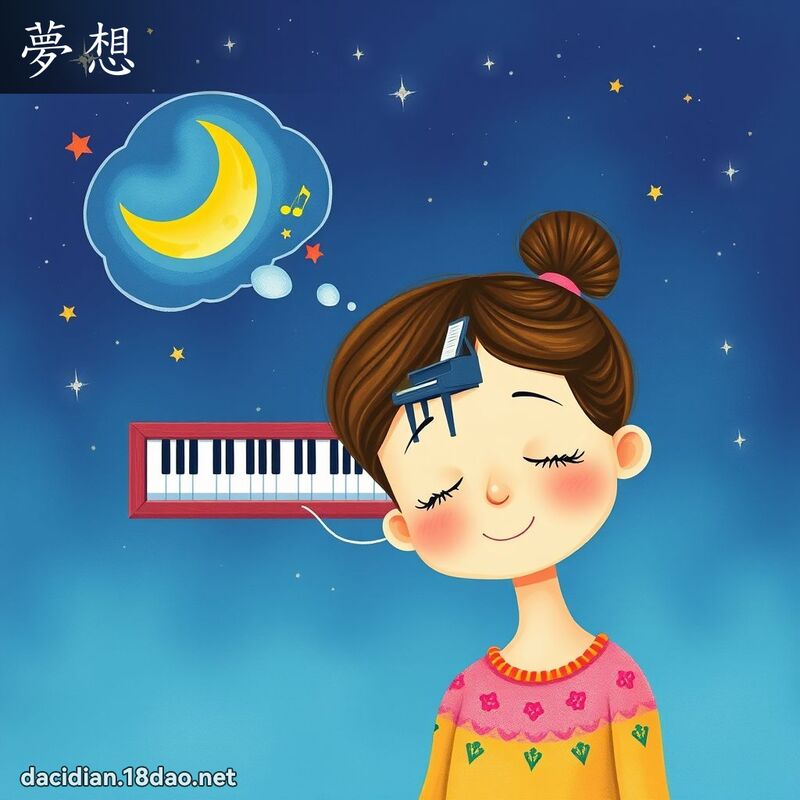 夢想 - 國語大辭典配圖