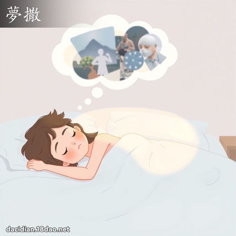 夢撒 - 國語大辭典配圖